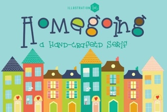 Homegoing Font Design & Creative Inspiration