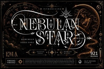Design a Unique Font Project with Nebulan Star