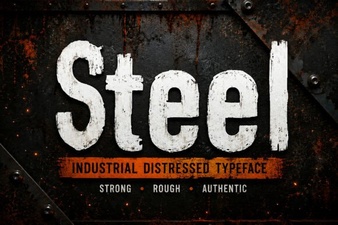 Crafting Design with Strong Steel Fonts
