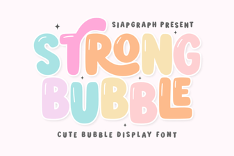 Creative Bubble Font Designs for Projects