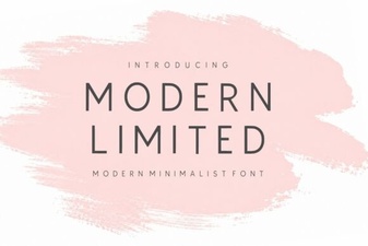 Limited Font Styles for Modern, Minimalist Projects