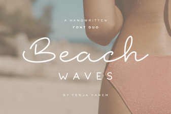 Beach Waves Font Duo: Creative Pairings for Modern Design