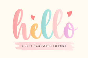 Hello Font: Beautiful Typography for Creative Projects