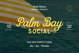 Palm Bay Social Font: Design and Project Ideas